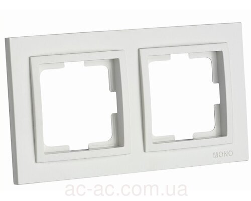 Рамка 2-а гориз біл. DESPINA Mono Electric