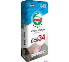 Клей для плитки BCX-34 керамогранит Ансерглоб (25кг)