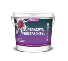 Шпаклевка готовая белоснежная FEROMAL 1 SUPERACRYL 16 кг