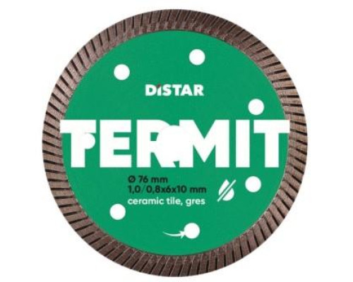 Круг алмазный отрезной Distar 1A1R 76x1,0/0,8x6x10 Termit (11139053030)