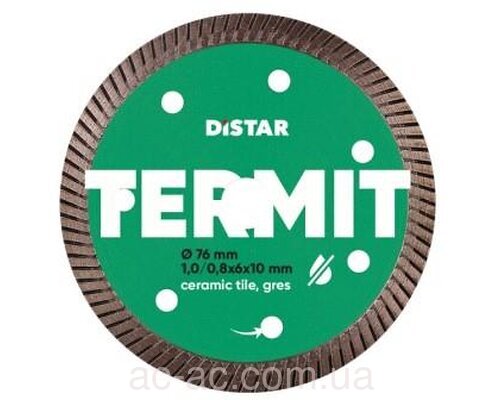 Круг алмазний вiдрiзний Distar 1A1R 76x1,0/0,8x6x10 Termit (11139053030)