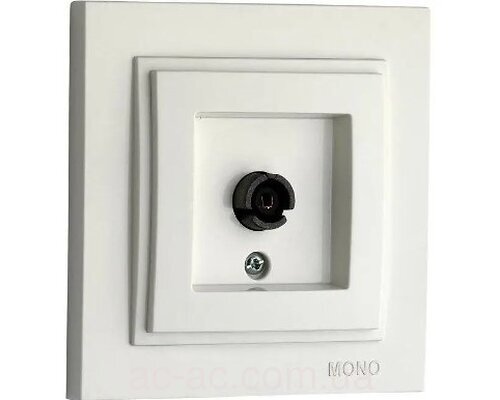 Розетка ТВ  біл. DESPINA Mono Electric