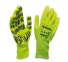 Рукавиці WURTH салатові TIGERFLEX HI-LITE нітрил покриття р.10