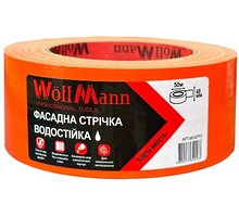 Лента ФАСАДНАЯ малярная 50мм х50м (ОРАНЖЕВА)