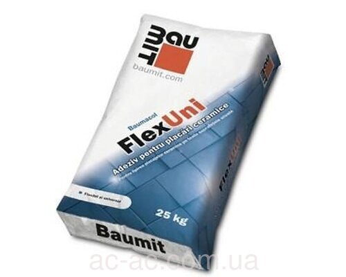 Клей для плитки Baumit (Бауміт) FlexUni еластичний (25кг)