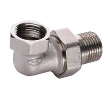 Сгон американка угловая 1/2" никель (1600)