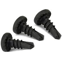 Саморіз гк/профіль (блоха, блошки, текси) 3,5х9,5 ЧОРНИЙ ФОСФАТ (уп.1000) ПАЧКА