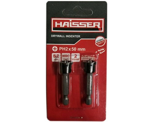 Бита по гипсокартону PH2 х 50 мм HAISSER (2712514)