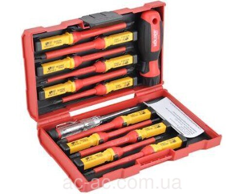 Набір викруток ізольованих + індик. напруги Molder 13од. (MT40516/МТ35213)