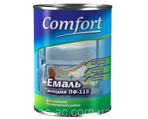 Эмаль Комфорт ПФ-115 белая 2,8 кг