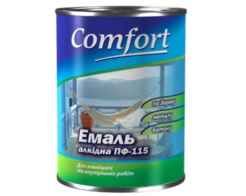Емаль Комфорт ПФ-115 біла 2,8 кг