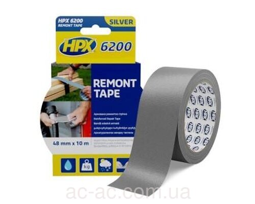 Лента армированная HPX620048мм х 10м серая CS5010