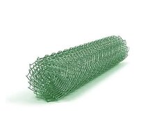 Сітка рабиця мет.+ПП 35х35мм, 1,2м х10м (1,2/2,00) RAL6005 Зелений