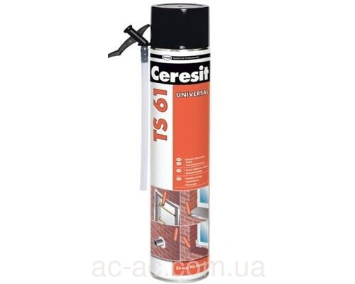 Монтажная пена Ceresit TS61 STD (750мл) ручная