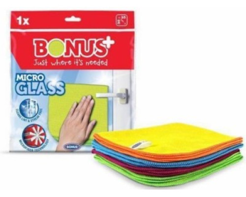 Тряпка Bonus микрофибра для скла 35*35см (В477)