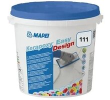 Епоксидна затірка для швів Mapei Kerapoxy EASY DESIGN 3 кг №111 (срібний сірий)