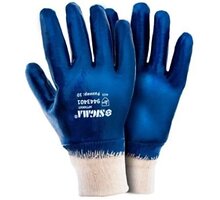 Рукавиці лужні SIGMA з м'яким манжетом р.10 СИНІ