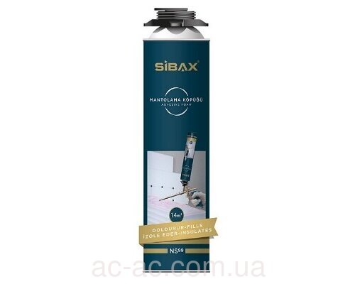Клей-пена монтажная SIBAX NS99 ПРОФ 750 мл (900г)