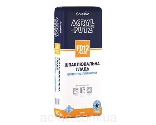 Шпаклевка финишная фасадная Sniezka ACRYL-PUTZ FD12 (20кг) белая