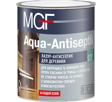 Лазурь антисептик MGF Aqua-Antiseptik МАХАГОН 0,75л
