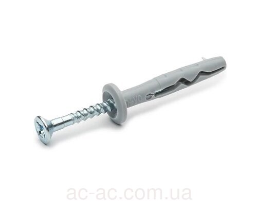 Дюбель забивной полипроп. Wkret-met (грибок) 6х60 (200шт)