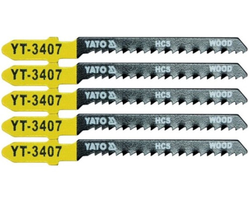 Полотно для електролобзика(дерево) YATO, l=75мм, 13TPI набір 5пр. YT-3407***