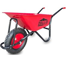 Тачка(візок) 1 колесо будівельна 100л 180кг RED/BLACK ПН d400мм