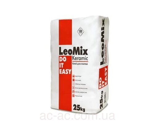 Клей для Плитки LeoMix Keramic (25 кг)