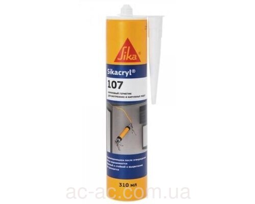 Герметик акриловий Sika 107 (310мл) білий