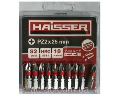 Бита PZ2 х 25мм HAISSER (2712702)