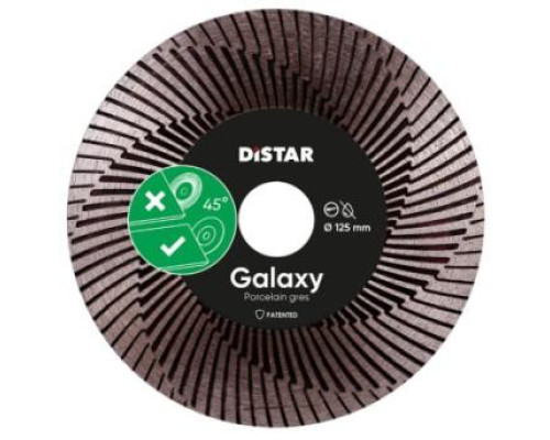Круг алмазный Distar 1A1R 125x1,6/1,5x30x22,23 Galaxy (11120159100)