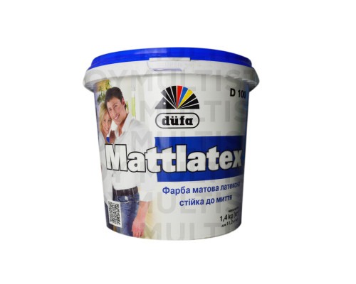 Краска интерьерная Dufa Mattlatex D100 1.4 кг