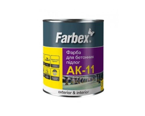 Краска по бетону Farbex ProBeton (АК-11) (белая) (2,8 кг)
