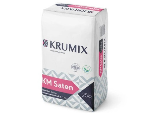 Шпаклевка финишная KRUMIX KM Saten (25кг)