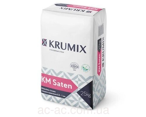 Шпаклевка финишная KRUMIX KM Saten (25кг)