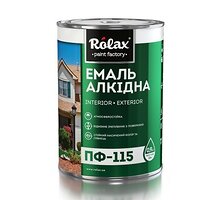 Эмаль Ролакс ПФ-115 светло-серая 0,9 кг
