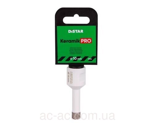 Сверло алмазное Distar DDR-V 10x30xM14 Keramik Pro (89568442086)