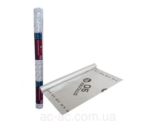 Паробарьер фольгированный Strotex AL-90 1,5х50м (75кв.м./рул)