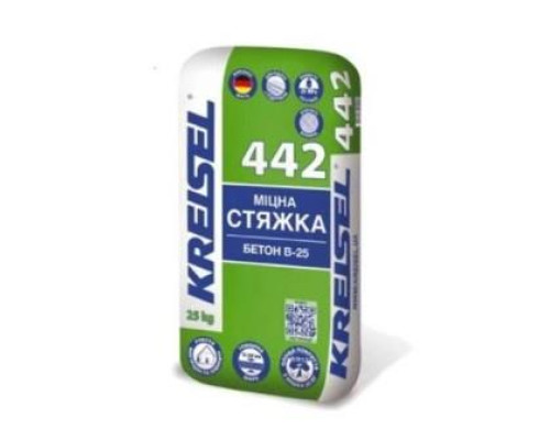Стяжка крепкая цементная 10-100 мм KREISEL (Крайзель) 442 (SF43) В-25 (25кг)